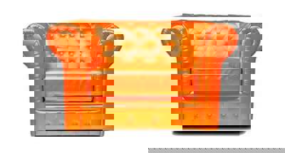 Chesterfield Oranje Zonder Label Vrijstaand Wide